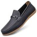 Lazy Shoes Large Size Loafers Handmade Shoes, Men's Shoes Small Size Casual Leather Shoes_vogvips.com