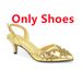 Shallow mouth pointy Champagne party toasting Dress Sandals Slim heels plus size rhinestones bridal shoes shoe bag set_vogvips.com