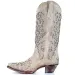Designer Shoe New European And American Retro Pointed Toe Women's Shoes With Embroidery High Tube Chunky Heel Plus Size_vogvips.com