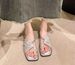Women's Summer Slippers 2024 New Niche High-end French Internet Celebrity Super Popular With Skirts Cool Sandals Little_vogvips.com