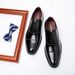 5011-2 Inner height increased 6cm men's formal leather shoes men's business shoes leather single-layer shoes three-joint gentleman men's leather shoes_vogvips.com