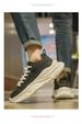 Men's Embossed Mesh Chunky Platform Sneakers Breathable Lace Up Non Slip Fashion Street Walking Casual Trainers_vogvips.com