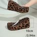 Women's plus Size Leopard Print Transparent Platform Slippers Summer Thick Soled Wedge Sandals Casual Slip-On Shoes_vogvips.com