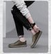 Men's Round Head Casual Board Shoes Two-layer Cowhide Comfortable And Breathable Work Men's Shoes_vogvips.com
