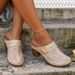 Summer Wedge Heeled Women's Sandals Large Size High Heeled Sandals For Women_vogvips.com