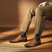 【 Shipping Within 48 Hours 】 European Men's Shoes With Leather Toe Layer, Hand Polished Formal Wear, Oxford Business_vogvips.com