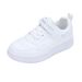 2026 New Model Girls' White Sneakers For Spring And Autumn, Boys' Non-Slip Solid Sole Shoes, Thick-Soled_vogvips.com