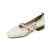 2025 Square Toe Soft Sole Bridesmaid Not Tiring For Feet. Autumn And Winter Mary Jane Ladies' Are Paired With Skirts,_vogvips.com
