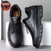 2025 Spring And Autumn Casual Fashion Trend Black Business Men's Work Comfortable British Style Leather Shoes_vogvips.com
