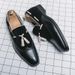 Euro Step 2025 Spring Formal Men's Casual Large Size British Style Groom Brogue Leather Shoes_vogvips.com