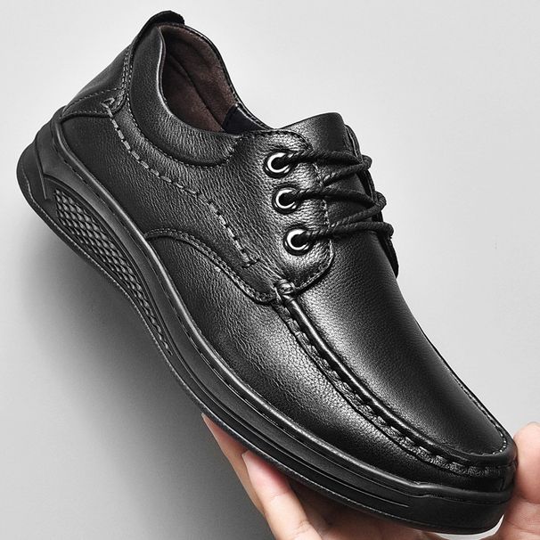 Foreign Trade Export European And American Big Brand Clearance Genuine Leather Men's Business Casual Soft Sole_vogvips.com