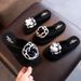 Parent-child Shoes Summer Out Non-slip Outer Slippers Girls Cool Slippers Flower Outer Baby Mother And Daughter Fashion Flip-flops_vogvips.com