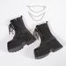 9cm Large Size 35-42 Solid Color British Style Martin New Mid-Calf Ultra High Heel Platform Thick Sole Leather_vogvips.com