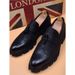 Euro Step New Brogue Carved Thick Sole Platform Breathable Tassel Trendy Leather Business Casual Height Increasing Men's Shoes_vogvips.com