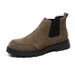 Chelsea Boots Leather Comfortable Breathable Retro Short Boots Casual Korean High-top Platform Men's Shoes_vogvips.com