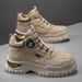 Autumn Men's High-Top Martin Boots, Men's British Retro Outdoor Work Shoes, Thick-Soled Non-Slip Sports Casual Short Boo_vogvips.com