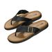 Men's Flip Flops For Summer 2026, Flat Bottomed With Clip On Feet And Square Buckle For Men's Flip Flops, Beach, Daily, Outdoor Wear_vogvips.com