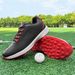 Waterproof Golf Shoes Mens Spikeless Classic Golf Shoes Outdoor Professional Comfortable Golfs Training Sneakers_vogvips.com