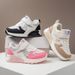 2026 Autumn New Children's Double Mesh Sports Color-Contrast Casual Shoes With Velcro, Toddler Shoes, Sizes 26-37_vogvips.com