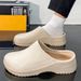 Men's Women's Summer Breathable, Waterproof, Non-Slip Kitchen Slip-On Beach Shoes, Toe-Toe Sandals And Slippers_vogvips.com