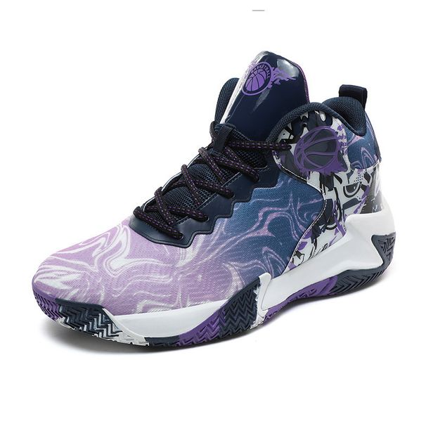 Men’s Shoes extra basketball shoes big feet large number trendy youth competition actual combat basketball shoes_vogvips.com