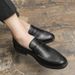 Black Men Loafers Soft Moccasins High Quality Spring Autumn Genuine Leather Shoes Men Business Office Dress Shoes Zapatos_vogvips.com