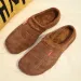 XIHAHA High Quality Men's Winter Soft Home Cotton Shoes Fleece Warm Anti-skid Man Slippers Sandals_vogvips.com