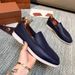 L Family Summer Solid Color Low Cut Adhesive Shoes Round Toe Casual Black Natural Single Shoe Genuine Leather_vogvips.com
