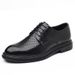 Men's Hollow Out Dress Shoes With Hidden Heel_vogvips.com