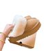 Winter New Thick-Soled Wool Style Furry Mouth Snow Boots For Women Korean Version Round Toe Fleece-Lined Thickened_vogvips.com