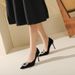 868-113 Korean Style Drop-shipping Women's High-heeled 2022 Winter New Pointed Toe Stiletto Single Shoes For Women_vogvips.com