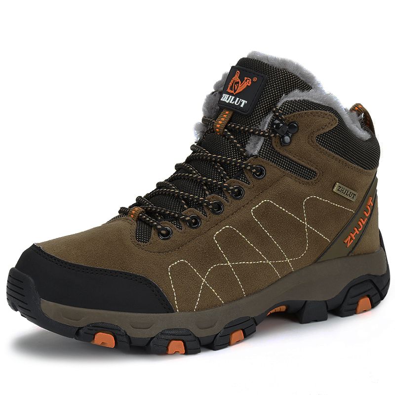 Winter Snow Boots Men Warm Comfortable Plush Laced Anti-slip High-top Men Boots Durable Soft Comfortable Hiking Shoes Women_vogvips.com