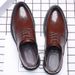 New Men's Block Business Casual British Formal Leather Korean Version Shoes Men's Breathable_vogvips.com