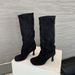 Suede High Women Over-the-Knee Thin Heel Pointed Toe Slouch Slimming Versatile Long Boots_vogvips.com