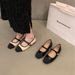 Flat-bottomed Square-toed French Mary Jane Shoes For Women, 2026 New Autumn Style, Soft-soled Loafers_vogvips.com