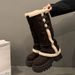 Thick-Soled Long Snow For Women 2025 Winter New Fashion Versatile Trendy Petite Height-Increasing Fleece-Lined Boots_vogvips.com