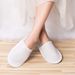 Spa 10/20 Pairs Of Brushed Plush Closed-toe Disposable Slippers Men And Women Suitable For Families Guest Hotel Tra_vogvips.com