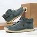 Men's Shoes High Top Men's Casual Shoes Martin Boots Men's Stitched Fox Shoes_vogvips.com
