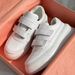 Mascotte Style Magic Tape Smiley Face White For Women 2025 New Thick-Soled Height-Increasing Casual Sports Shoes Tr_vogvips.com