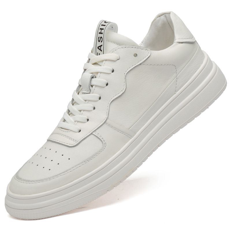 Men's Board Shoes Platform Heightening Small White Shoes Breathable Casual Large Size Men's Shoes Tide_vogvips.com