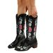 Women Boots Knee High Boots Heel Boots Women Ankle Boots Autumn Winter Short Boots Over The Knee Western Cowboy Autumn Winter New Pointed Toe Chunky_vogvips.com