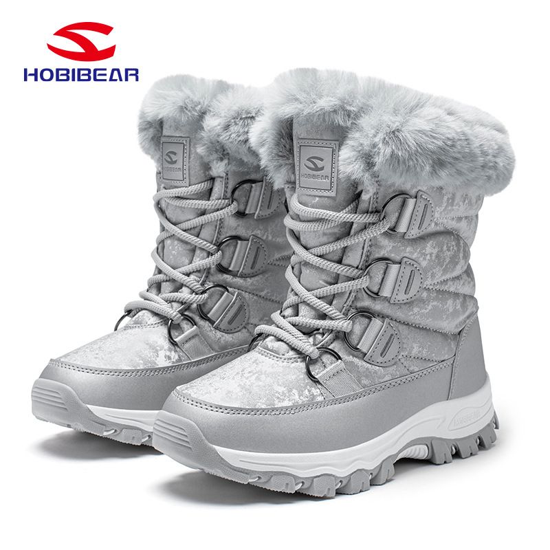HOBIBEAR Women's Waterproof Winter Durable Snow Suitable For Cold Weather Cotton Boots Factory Direct Sale_vogvips.com