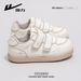 Huili WXY(S)-5816Z Women's White Sneakers 2026 Early Spring New Dopamine Breathable Velcro Board Shoes_vogvips.com