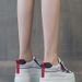 2025 Spring/Autumn New Style With Skirt Sweet White Board Thick Bottom Ultra High Heels Sandals Casual Mesh Shoes_vogvips.com