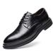 ct Suitable For All Seasons Black Men's Casual Leather Korean Trendy Summer Versatile British Style Height Increasing Business Formal Groom Wedding_vogvips.com