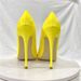 Size33-46 Women's Shoes Yellow High Heels 12CM Pointed Stiletto Shallow Mouth Single Shoes Work Shoes_vogvips.com