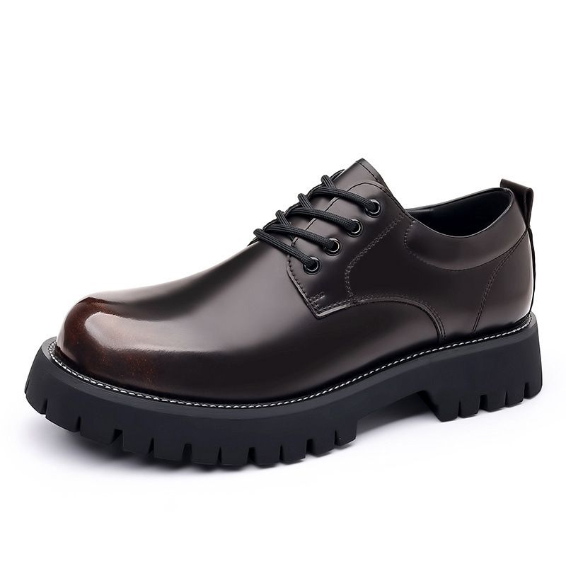 NANCOO High-end Shoes, Handmade Leather Shoes By Spanish Craftsmen, Men's Light Business Versatile Martin Boots_vogvips.com