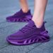 New Men's Breathable Flyknit Mesh Soft Bottom Lightweight Casual Running Anti Slip Couple Sports Shoes_vogvips.com