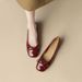 Flat Bottomed Versatile For Women, 2025 New Spring Low Heeled Red Shoes, Summer Square Toe Women's Single Shoes_vogvips.com