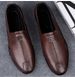 Walking Pattern Casual Leather Shoes Non-slip And Wear-resistant Work Men's Shoes_vogvips.com
